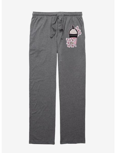 Floral Boba Pajama Pants Girls Pajamas