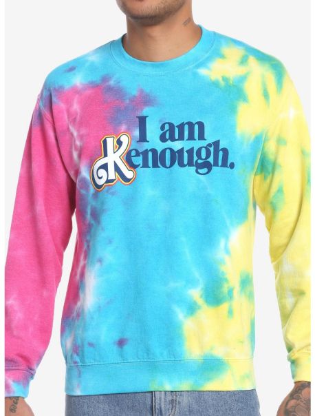 Sweaters Barbie I Am Kenough Rainbow Tie-Dye Sweatshirt Girls