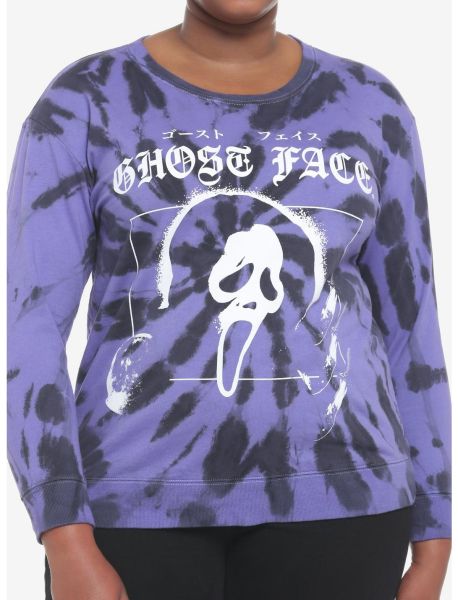 Scream Ghost Face Tie-Dye Girls Sweatshirt Plus Size Girls Sweaters