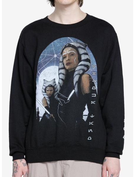 Star Wars Ahsoka Poses Sweatshirt Girls Sweaters