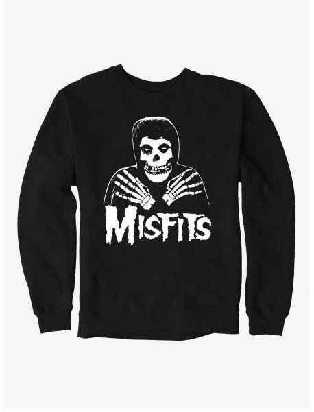 Girls Misfits Skull Sweatshirt Sweaters