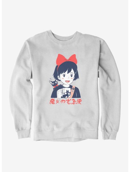 Sweaters Studio Ghibli Kiki's Delivery Service Retro Portrait Sweatshirt Girls