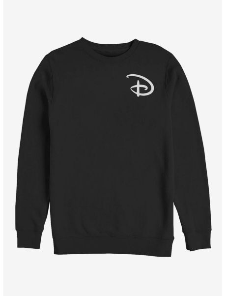 Disney Classic Disney D Pocket Logo Crew Sweatshirt Girls Sweaters