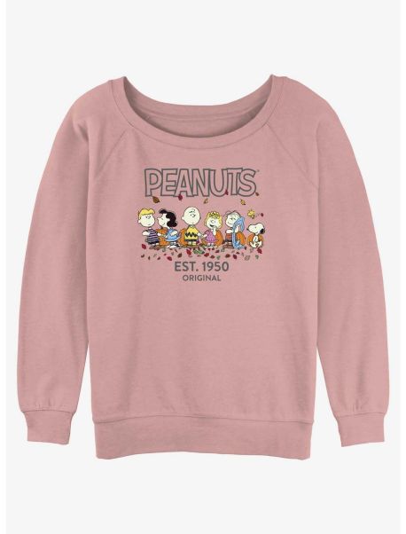 Girls Sweaters Peanuts Fall Est 1950 Girls Slouchy Sweatshirt