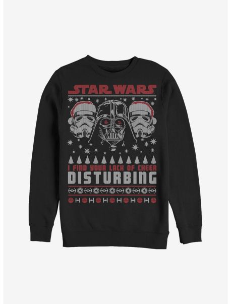 Girls Sweaters Star Wars Lack Of Cheer Ugly Christmas Sweatshirt