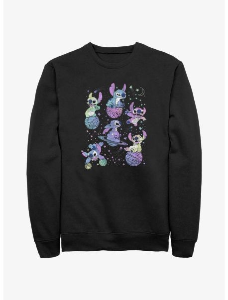 Sweaters Girls Disney Lilo & Stitch Planetary Stitch Sweatshirt