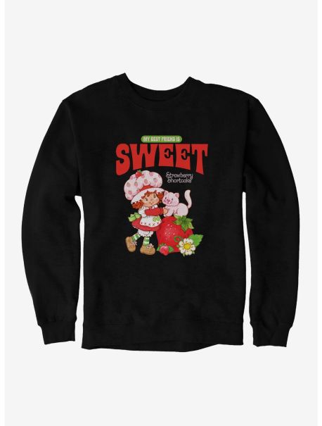Strawberry Shortcake Vintage My Best Friend Is Sweet Sweatshirt Girls Sweaters
