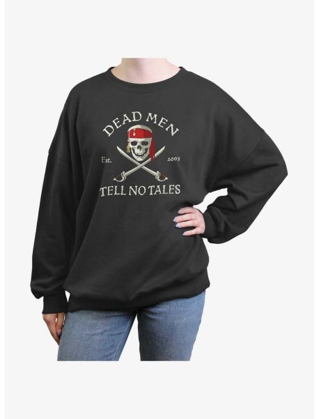 Sweaters Disney Pirates Of The Caribbean Dead Men Tell No Tales Girls Oversized Sweatshirt Girls
