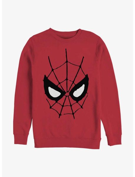 Girls Marvel Spider-Man Mask Sweatshirt Sweaters
