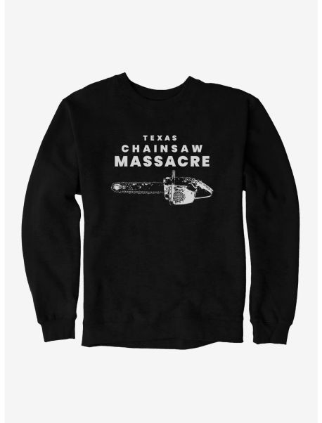 Texas Chainsaw Massacre Leatherface Lives Text Sweatshirt Sweaters Girls