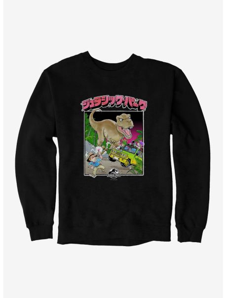 Sweaters Jurassic Park T-Rex Attack Anime Sweatshirt Girls