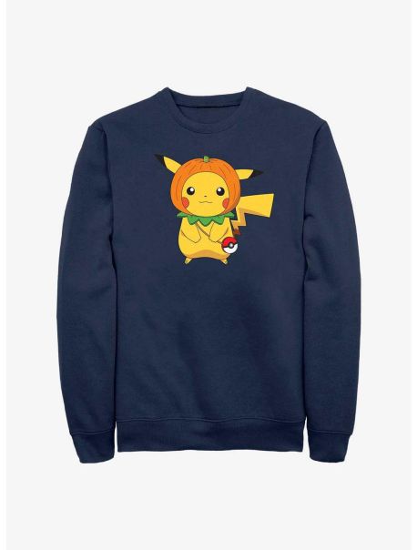 Pokemon Pikachu Pumpkin Hat Sweatshirt Sweaters Girls