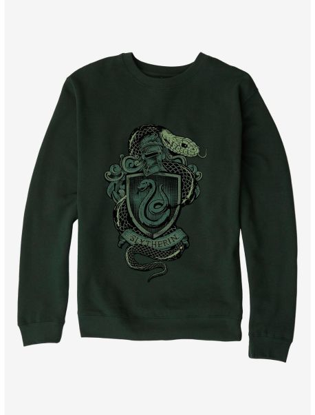 Girls Harry Potter Slytherin Logo Sweatshirt Sweaters