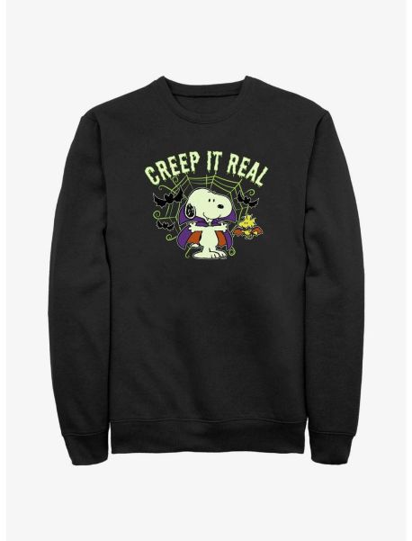 Peanuts Creep It Real Snoopy Sweatshirt Sweaters Girls