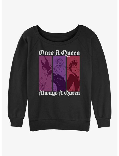 Disney Villains Always A Queen Girls Slouchy Sweatshirt Sweaters Girls