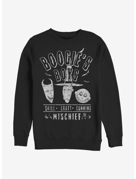 Girls Sweaters The Nightmare Before Christmas Boogie's Boys Mischief Sweatshirt