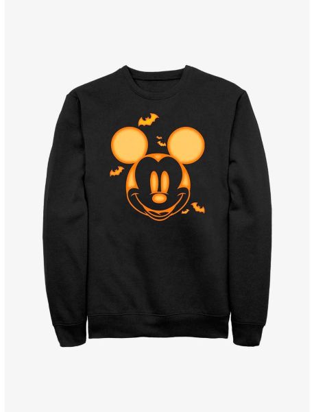 Girls Disney Mickey Mouse Halloween Bats Sweatshirt Sweaters
