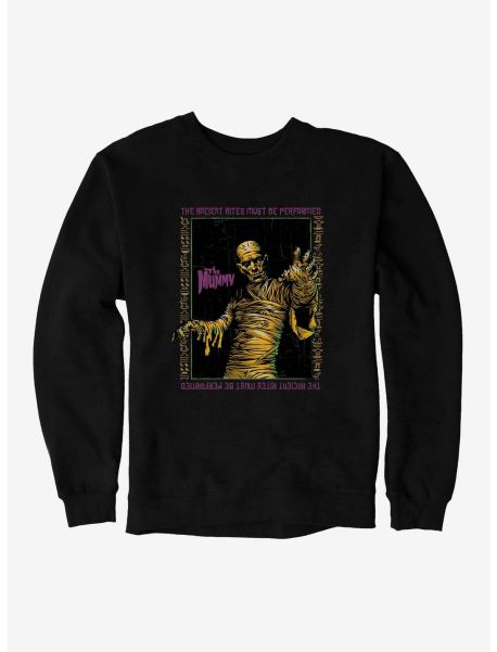 Universal Monsters The Mummy Anncient Rites Must Be Performed Sweatshirt Sweaters Girls