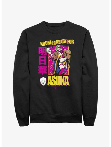 Sweaters Girls Wwe Asuka No One Is Ready Sweatshirt