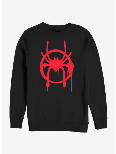 Marvel Spider-Man Miles Symbol Sweatshirt Sweaters Girls