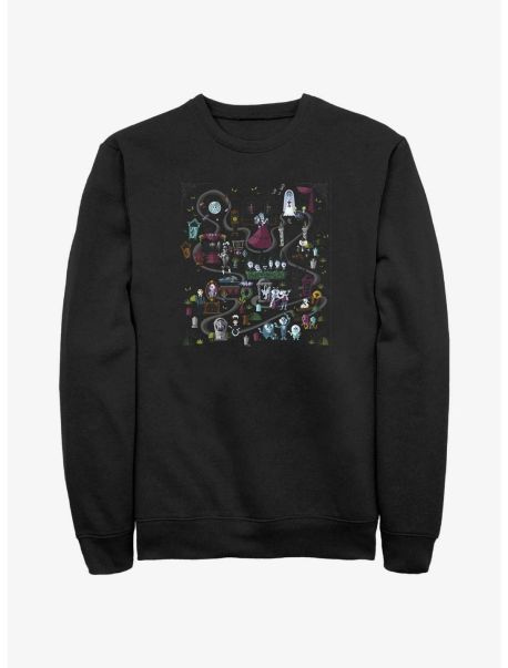 Girls Disney Haunted Mansion Mansion Map Sweatshirt Sweaters