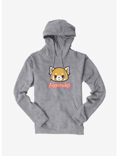 Aggretsuko Face Icon Hoodie Girls Sweaters