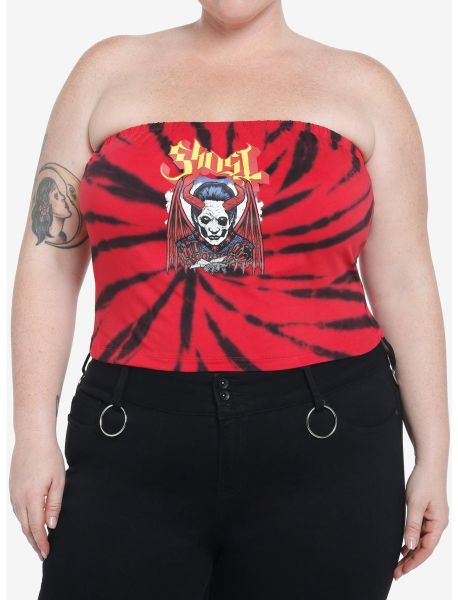 Girls Tank Tops Ghost Cardinal Copia Demon Tie-Dye Girls Tube Top Plus Size