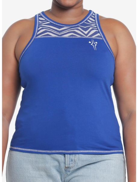 Girls Tank Tops Star Wars Ahsoka Tano Mesh Girls Tank Top Plus Size