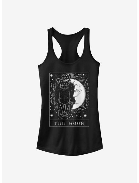 Girls Tank Tops Tarot Moon Girls Tank