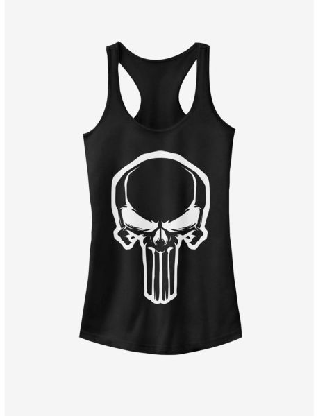 Marvel The Punisher Punisher Skull Girls Tank Girls Tank Tops