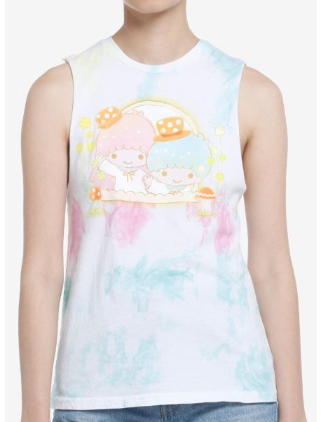 Little Twin Stars Mushroom Tie-Dye Girls Muscle Tank Top Girls Tank Tops