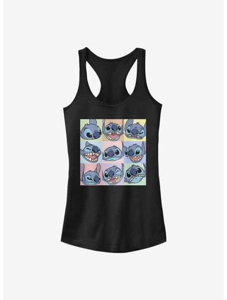 Girls Tank Tops Disney Lilo & Stitch 9 Box Stitch Girls Tank