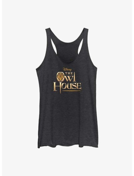 Girls Disney The Owl House Gold Logo Girls Tank Tank Tops