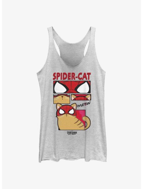 Tank Tops Girls Marvel Spider-Man: Across The Spider-Verse Spider-Cat Girls Tank