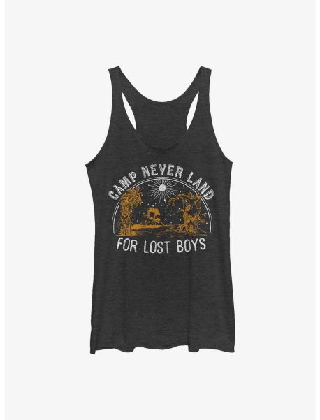 Disney Peter Pan Camp Never Land For Lost Boys Girls Tank Girls Tank Tops
