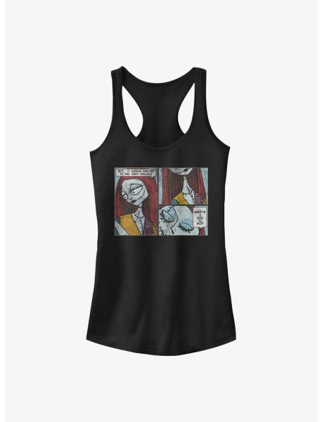 Tank Tops Disney The Nightmare Before Christmas Sally Comic Tank Girls