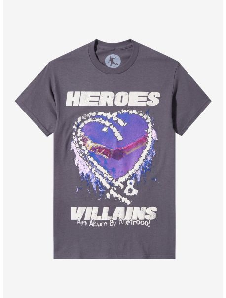 Metro Boomin Heroes & Villains Boyfriend Fit Girls T-Shirt Girls Tees