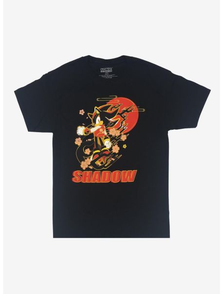 Girls Sonic The Hedgehog Shadow Sakura Boyfriend Fit Girls T-Shirt Tees