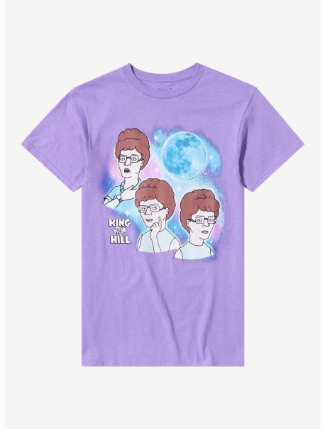 Girls Tees King Of The Hill Peggy Hill Collage Boyfriend Fit Girls T-Shirt