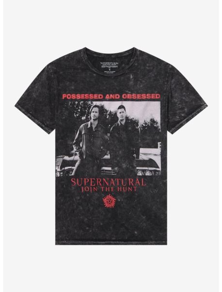 Supernatural Possessed & Obsessed Boyfriend Fit Girls T-Shirt Tees Girls