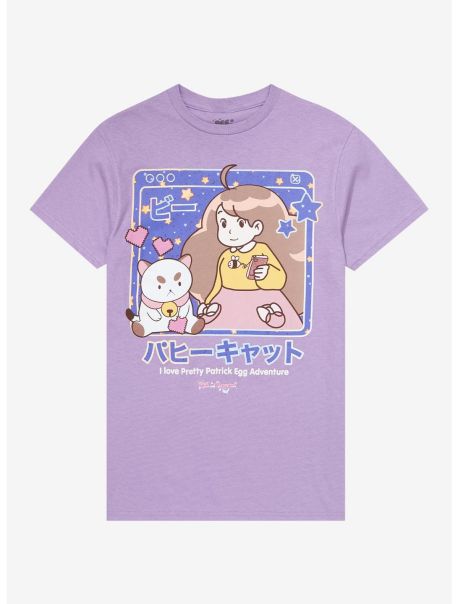 Girls Bee And Puppycat: Lazy In Space Duo Boyfriend Fit Girls T-Shirt Tees