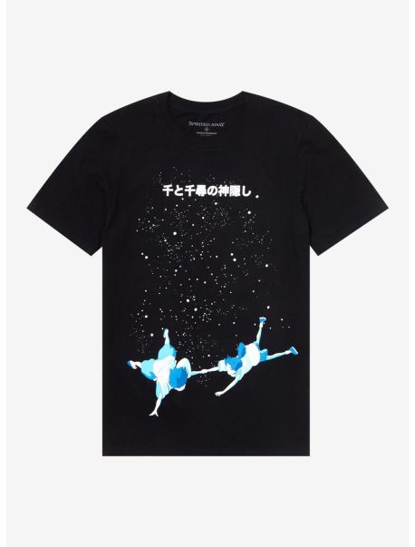 Studio Ghibli Spirited Away Duo Stars Boyfriend Fit Girls T-Shirt Tees Girls