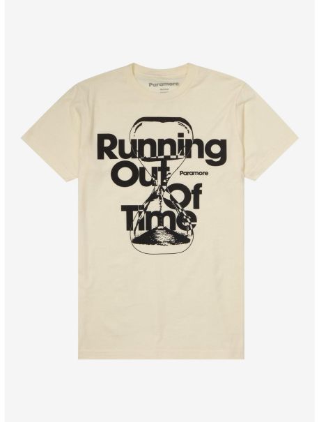 Girls Tees Paramore Running Out Of Time Boyfriend Fit Girls T-Shirt