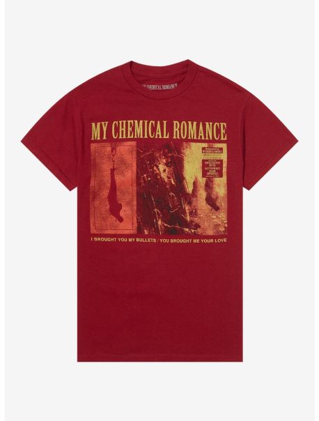 Tees Girls My Chemical Romance Bullets Boyfriend Fit Girls T-Shirt