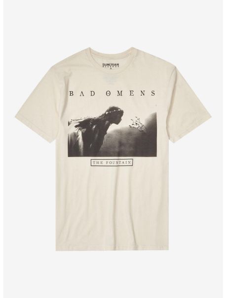Bad Omens The Fountain Boyfriend Fit Girls T-Shirt Tees Girls