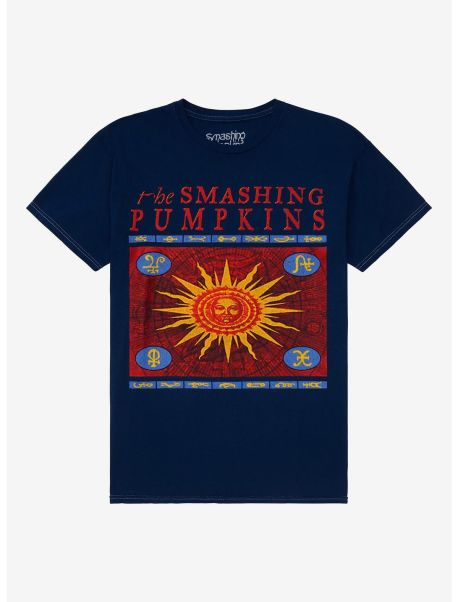 The Smashing Pumpkins Sun & Symbols Boyfriend Fit Girls T-Shirt Girls Tees