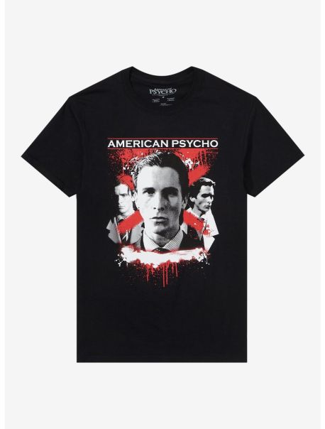 Girls American Psycho Trio Boyfriend Fit Girls T-Shirt Tees