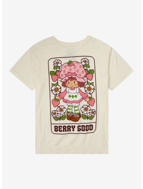 Strawberry Shortcake Tarot Boyfriend Fit Girls T-Shirt Tees Girls