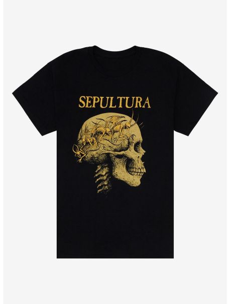 Girls Tees Sepultura Skull Crown Girls T-Shirt