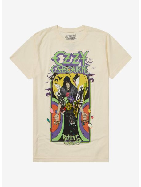 Tees Girls Ozzy Osbourne Patient Number 9 Anime Boyfriend Fit Girls T-Shirt
